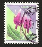 Stamps Japan -  flora