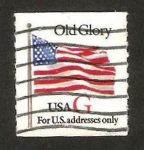 Sellos de America - Estados Unidos -  Bandera, vieja gloria
