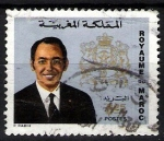 Stamps : Africa : Morocco :  Rey Hassan II.