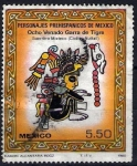 Sellos del Mundo : America : M�xico : Personajes Prehispánicos de Mexico. Ocho Venado Garra de Tigre.
