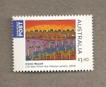 Stamps : Oceania : Australia :  Cuadro por Elaine Russell