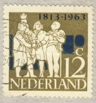 Sellos de Europa - Holanda -  1813-1963