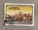 Stamps North Korea -  Inauguración del Oriente Express
