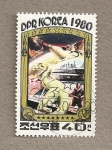 Stamps North Korea -  Conquistadores del espacio