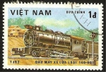 Stamps Vietnam -  389 - locomotora