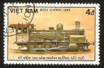 Sellos de Asia - Vietnam -  635 - locomotora