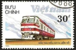 Sellos del Mundo : Asia : Vietnam : locomotora
