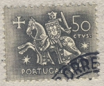 Sellos de Europa - Portugal -  Caballero