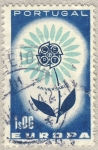Stamps : Europe : Portugal :  Europa V aniversario