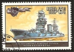 Stamps Russia -  4949 - Barco de guerra, Crucero Sebastopol