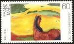 Stamps Germany -  franz marc, pintor
