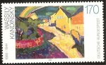 Stamps Germany -  wassily kandinsky, pintor