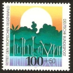 Stamps Germany -  proteccion del medio ambiente, bosque,  agua y sol