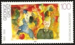 Sellos de Europa - Alemania -  george grosz, pintor