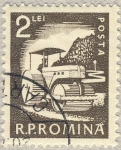 Stamps Romania -  construccion de carreteras