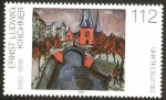 Stamps Germany -  ernst ludwig kirchner, pintor