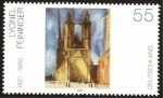 Stamps Germany -  2122 - lyonel feininger, pintor