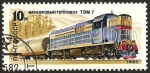 Sellos de Europa - Rusia -  4909 - locomotora diesel