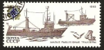 Stamps : Europe : Russia :  barcos