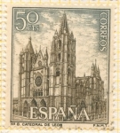 Sellos de Europa - Espa�a -  Catedral de Leon