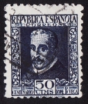 Stamps Spain -  centenario Lope de vega
