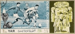 Stamps Yemen -  Football world Campionship Mexico