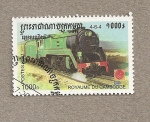 Stamps : Asia : Cambodia :  Locomotora
