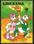 Stamps Grenada -  olimpiada de seul 88, de walt disney