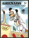 Sellos del Mundo : America : Granada : olimpiada seul 88, de walt disney