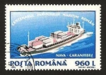 Stamps Romania -  centº del servicio maritimo rumano, barco