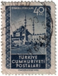 Stamps Turkey -  La Mezquita Nueva (en turco, Yeni Cami)