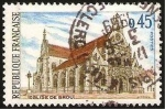 Stamps France -  iglesia de brou, en bresse