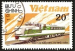 Sellos de Asia - Vietnam -  tren