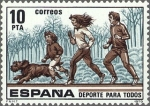 Stamps Spain -  ESPAÑA 1979 2518 Sello Nuevo Deporte para todos c/señal charnela