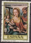Sellos de Europa - Espa�a -  ESPAÑA 1979 2538 Sello Día del Sello. Juan de Juanes IV Cent. de su Muerte Sagrada Familia Usado
