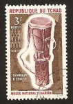 Stamps Chad -  tambor d'epaule
