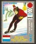 Sellos de Africa - Guinea Ecuatorial -  olimpiada de invierno en sapporo 72, patinaje de velocidad