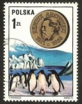 Sellos de Europa - Polonia -  henryk arctowski, y pinguinos