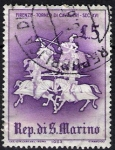 Stamps San Marino -  Torneo medieval de caballeros, Florencia.
