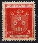 Stamps : Europe : San_Marino :  Escudo Montegiardino.