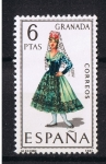 Stamps Spain -  Edifil  1846 Trajes típicos españoles  