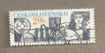 Stamps Czechoslovakia -  30 aniv de las tlecomunicaciones en Eslovaquia