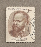 Stamps Czechoslovakia -  Antonin Dvorak, compositor