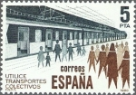 Stamps Spain -  ESPAÑA 1980 2562 Sello Nuevo Utilice Transporte Colectivo. Metro c/señal charnela Yvert2208 Scott220