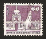 Stamps Germany -  Castillo en Dresde