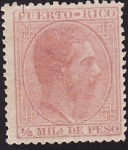Stamps Puerto Rico -  Alfonso XII