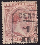 Stamps America - Puerto Rico -  Alfonso XIII 