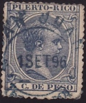 Stamps Puerto Rico -  Alfonso XIII 