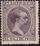 Stamps America - Puerto Rico -  Alfonso XIII 