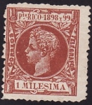 Stamps Puerto Rico -  Alfonso XIII
